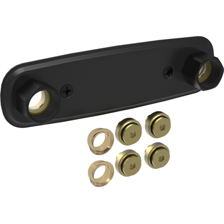 Vatette FG011605053 Blandarfäste matt svart, Badrum