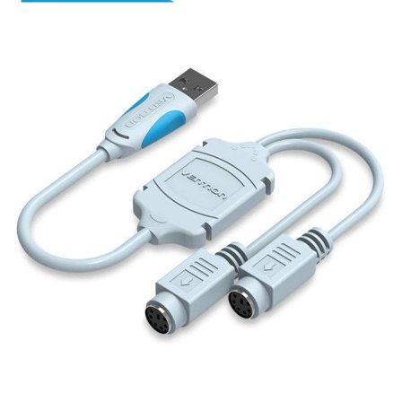 Vention USB Omvandlare Kabel för tangentbord mus USB hane till PS2 hona omvandlare adapter kabel för bärbar dator anslut tangentbord USB