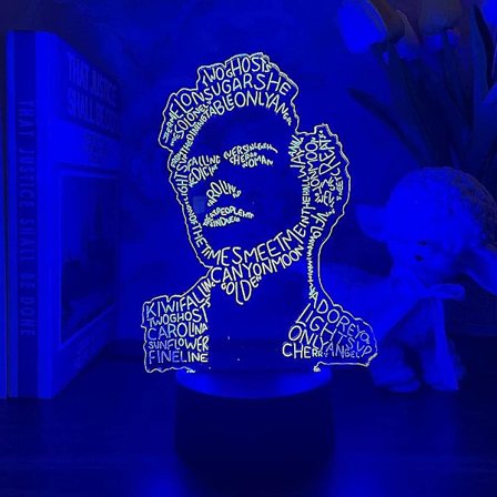 3d Harry & Styles Natlampe Sove Lampe Til Børn Farveskiftende Edward Gave Gave Til Fans Soveværelse Dekoration Lys Led Arbejdsbordlampe A1