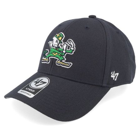 47 Brand - College Blå adjustable Keps - Notre Dame 47 Mvp Cap Navy Adjustable @ Hatstore