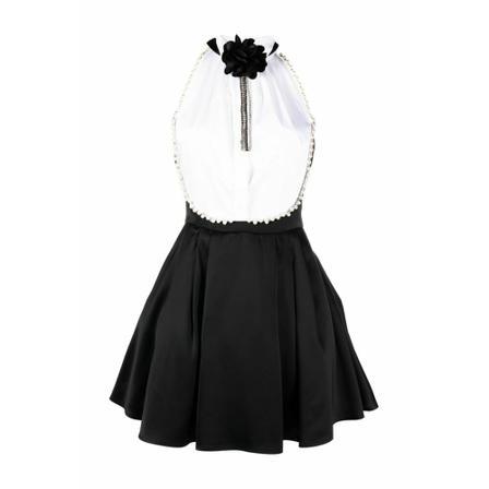 Elisabetta Franchi, Elisabetta Franchi Dresses Czarny Czarny, Kobieta, Rozmiar: M