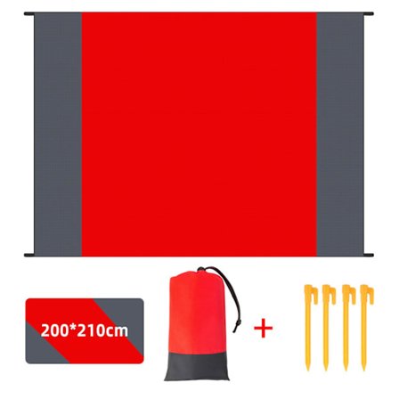 Monikokoinen piknik-matto, vedenpitävä ja hiekanpitävä matto retkeilyyn ja vaelluksille