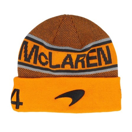 New Era - Motor Orange cuff Beanie - McLaren F1 25 Norris Papaya Orange Cuff @ Hatstore