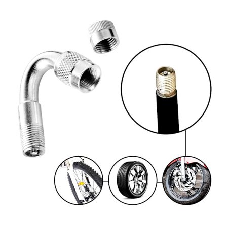 45/90/135 graders bilar Motorcykel Cykel Ventil Adapter Däck Tube Extension Adapter