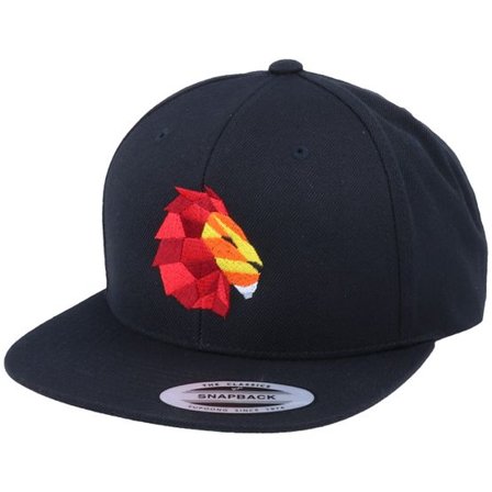 Origami - Svart snapback Keps - Paper Lion Black Snapback @ Hatstore