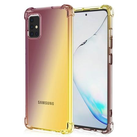 TG Suojakotelo - Samsung Galaxy A71 Musta/Kulta