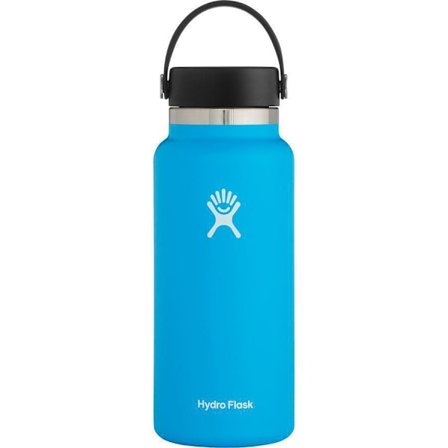 Hydro Flask Wide Mouth med Flex Sip-lock - Isolerad vattenflaska resemugg kaffemugg termos 94 cl