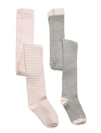Stocking W. Lurex Socks & Tights Tights Multi/mønstret Minymo*Betinget Tilbud
