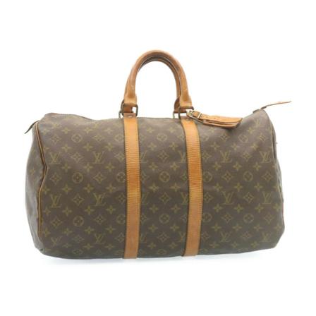 Louis Vuitton Vintage, Pre-owned Keepall 45 Bruin, Dames, Maat:ONE Size