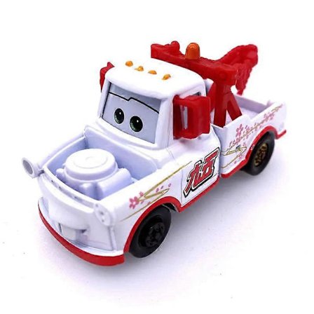 Pixar Cars Mater Støbt Bil - Cherry Blossoms Udgave Med Lynet McQueen