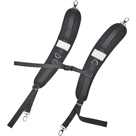 Säädettävät pehmustetut olkaimet reppuihin, 1 pari neopreenihihnoja ajelehtimisreppuihin