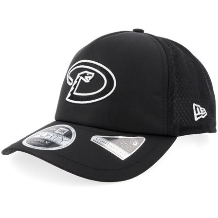 New Era - MLB Svart trucker Keps - Arizona Diamondbacks 9FORTY Black Mesh Apex A-Frame Trucker @ Hatstore