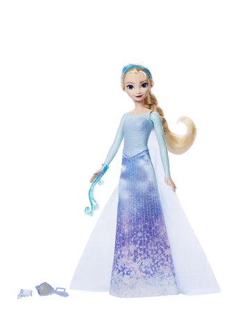 Disney Frozen Spin & Reveal Elsa Fashion Doll & Accessories With 11 Surprises From Disney Movie Patterned Disney Frozen