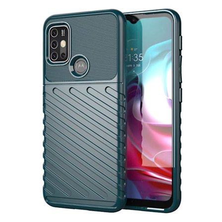 Thunder Motorola Moto G30 / Motorola Moto G10 skal - Grön