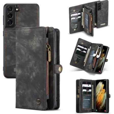 Samsung Galaxy S21 CASEME 2-in-1 Detachable - Grey/Black Black