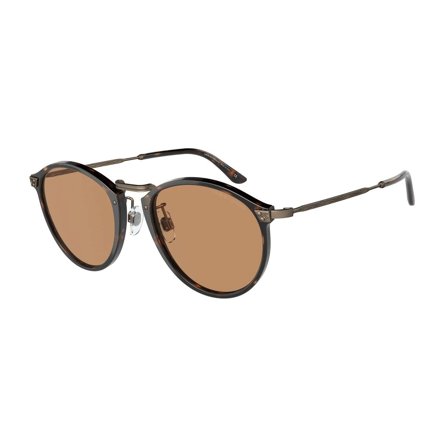 Giorgio Armani -Aurinkolasit - Brown Round - Giorgio Armani 0AR 318SM 502653 5120