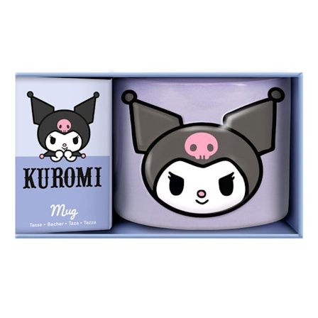 Kuromi Mug 400ml – Keramisk kaffekopp för dagligt bruk