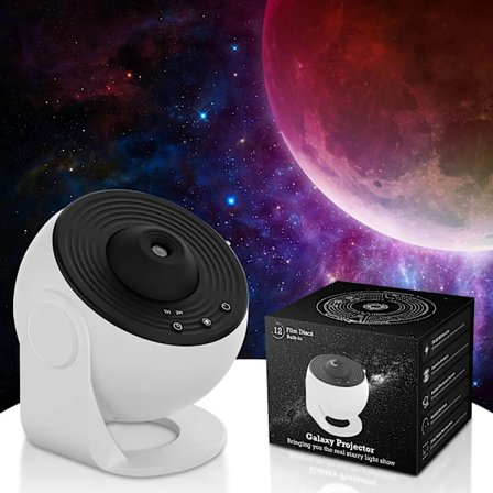 Natt Lys Galaxy Projektor Starry Sky Projector 360° Rotate Planetarium Lampe