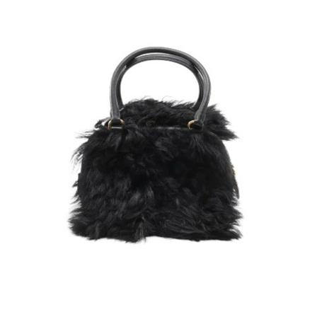 Miu Miu Pre-owned Pre-owned Pels hndtasker Sort, Dame Vintage Tasker, Størrelse: ONE Size