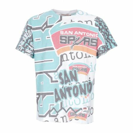 Mitchell & Ness, t-shirt Wit, Heren, Maat:L