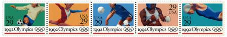 USA 1992 - OL - Scott 2637-41 - Postfrisk 5-stribe
