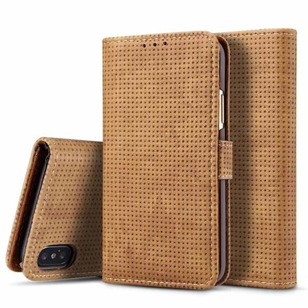 iPhone XS Max - Klassiskt Fodral i Retro-look (PU-Läder)