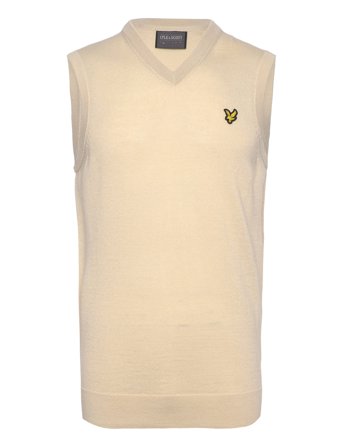 Lyle & Scott Sport | Merino Blend Knitted V-Neck Vest | XXL