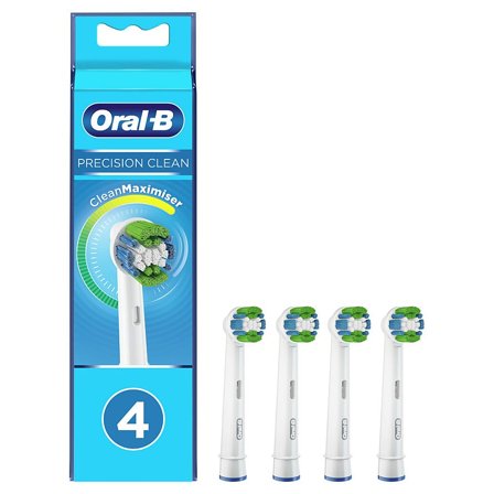 Oral-B Precision Clean Børstehoveder 4 stk, Medicin & Pleje, Tandbørster, Børstehoveder