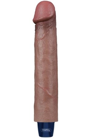 Real Softee Vibrationsdildo Braun 22,5 cm