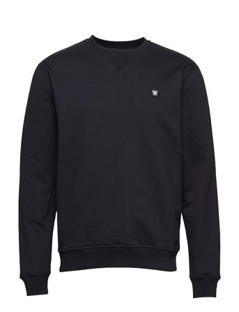 Tye Sweatshirt Sweat-shirt Genser Svart Double A By Wood Wood*Betinget Tilbud