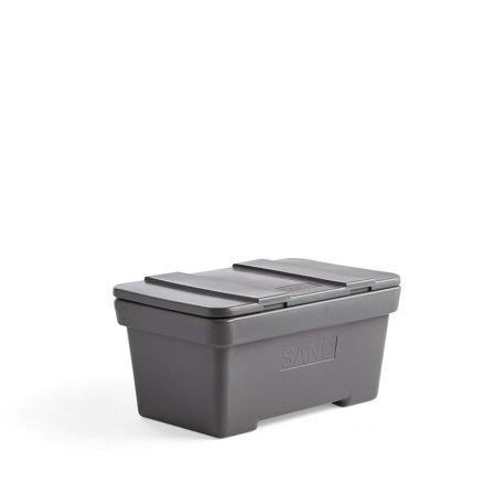 Sandbehälter, 200 l, 490 x 1010 x 610 mm, grau