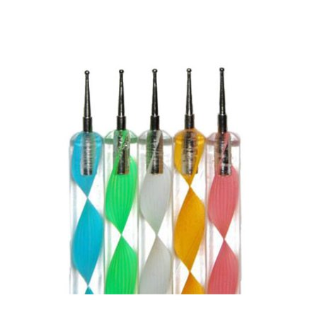 5st dotting tool pennor nagelmanikyr nailart manikyr