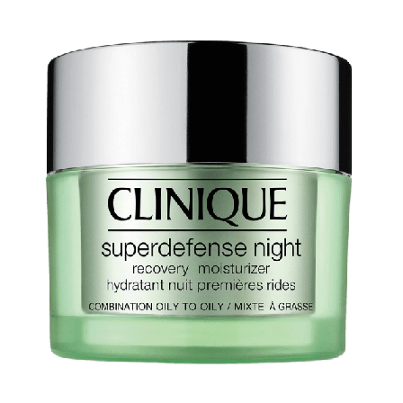 Clinique Superdefense Night Cream Dry to Combination Skin Nattcreme Dam 50 ML