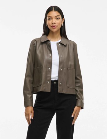 Vila Vihellium Short Jacket - Noos - Brown - 34