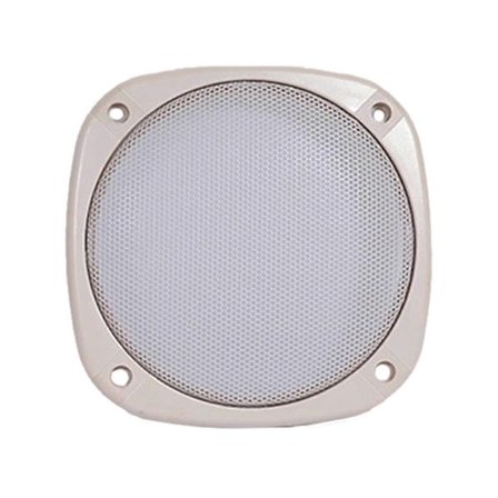 Bilhögtalargaller 4/5 tum Bilhögtalargaller Metall Högtalarskydd Bilhögtalargaller Ram Fyrkantigt Dammskydd 5 tum svart[D]