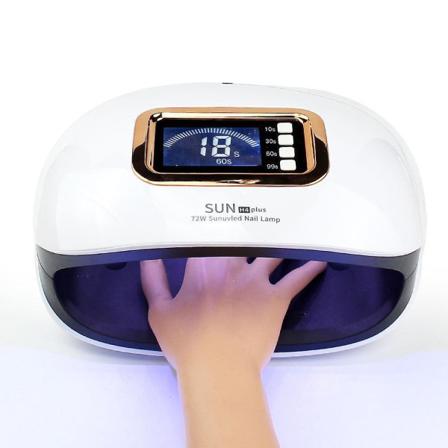 72w Nail Art Fototerapimaskin (vit Europeisk Standard)