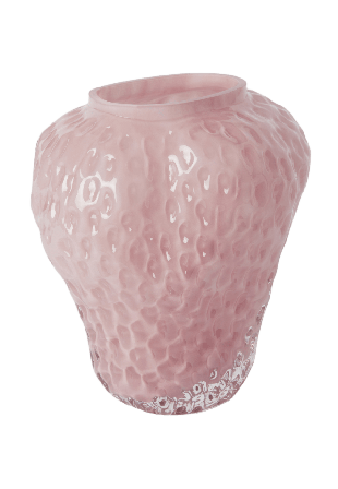 Åhléns Home Vas STRAWBERRY 20 cm Dekoration Rosa ONESIZE