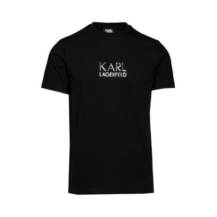 Karl Lagerfeld, T-Shirt Czarny, Mężczyzna, Rozmiar: S