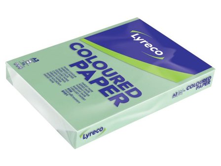 LYRECO Kopieringspapper A3 80g ohålat grön 500/fp - Lyreco - Kontorspapper - Specialpapper - Färgat - A3