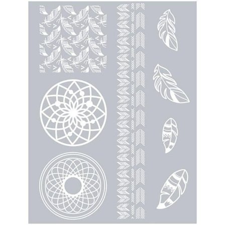 Polymer ler stencil Drømmefanger 11,4 x 15,3 cm