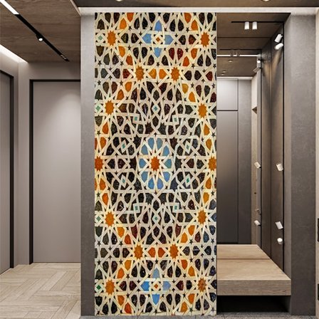 (38.5*200cm*2stk) 3D-effekt plakat dørklistremerke 16