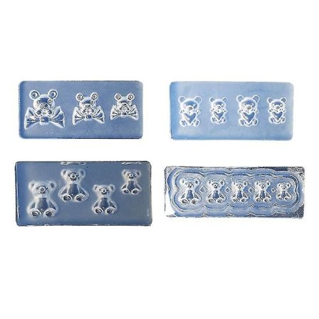 4 stk. Mini Kunst Rotte Epoxy Harpiksforme S Stickers Ornts Silic Form Diy Håndværk Smykkeværktøjer