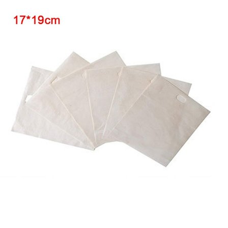 6 stk. Brødristerpose Brødpose BEIGE 17X19CM