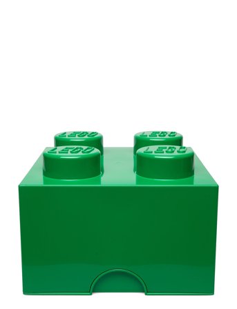 LEGO STORAGE Lego Storage Brick 4 - Green - 25X12X18CM
