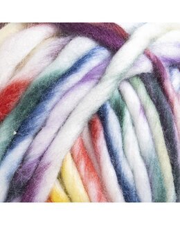 Garn Merino Mega 100g Regenbogenfarbig - Svarta Fåret