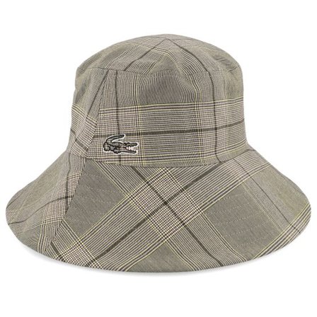 Lacoste - Grå bucket Hatt - Viennese/Sesame-port Bucket @ Hatstore