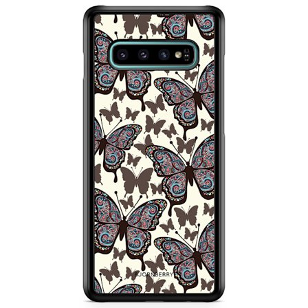 Bjornberry Skal Samsung Galaxy S10 - Färgglada Fjärilar