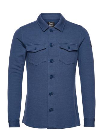 M Knit Jacket Blue Super.natural