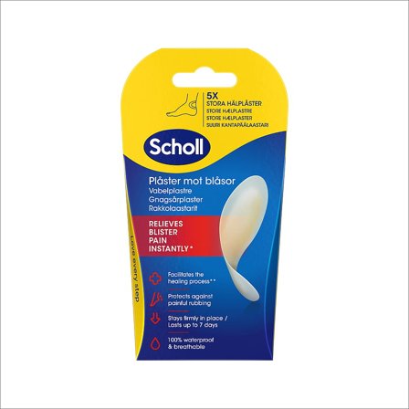 Scholl Vabel Plaster Hæl 5 stk, Medicin & Pleje, Håndcreme & Fodpleje, Vabelplastre