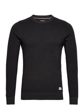 Jjeatlas Knit Crew Neck Noos Jack & J S Black